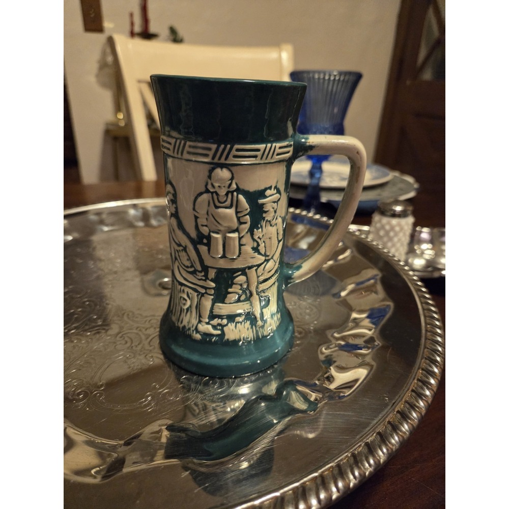 Handmade Pottery Stein 1993